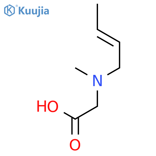 Glycine, N-2-butenyl-N-methyl- structure