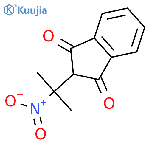1H-INDENE-1,3(2H)-DIONE, 2-(1-METHYL-1-NITROETHYL)- structure
