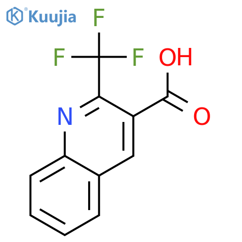 2-(Trifluoromethyl)quinoline-3-carboxylic acid structure