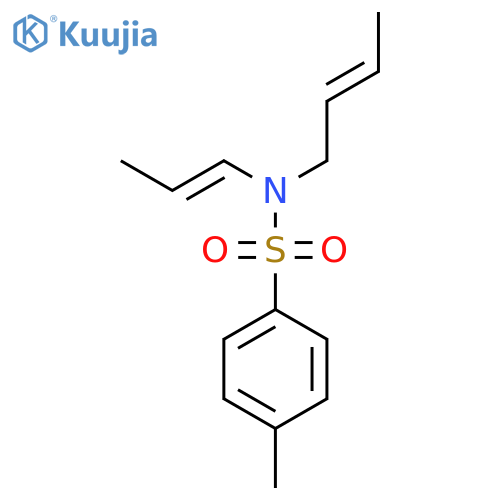 BENZENESULFONAMIDE, N-2-BUTENYL-4-METHYL-N-1-PROPENYL- structure