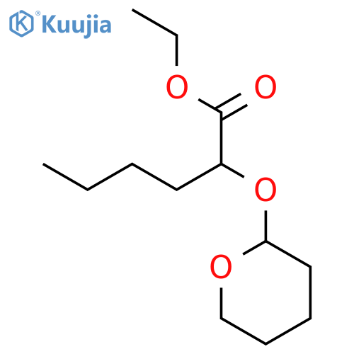 HEXANOIC ACID, 2-[(TETRAHYDRO-2H-PYRAN-2-YL)OXY]-, ETHYL ESTER structure