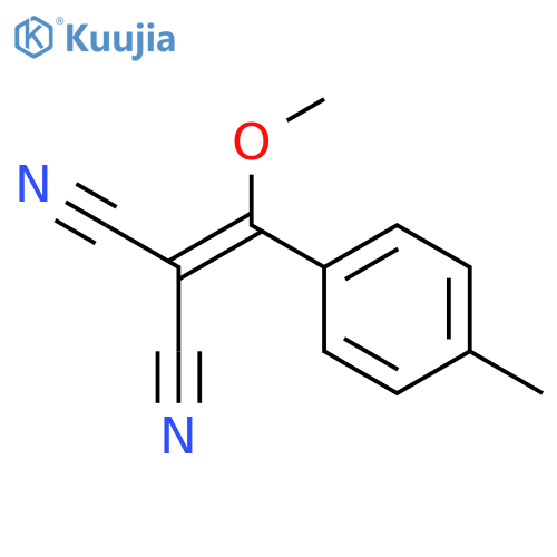 2-(Methoxy(p-tolyl)methylene)malononitrile structure