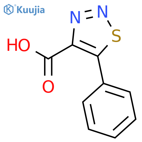 5-Phenyl-1,2,3thiadiazole-4-carboxylic Acid structure