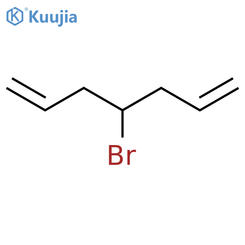 1,6-Heptadiene, 4-bromo- structure