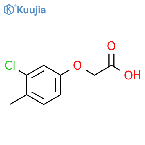 2-(3-chloro-4-methylphenoxy)acetic acid structure