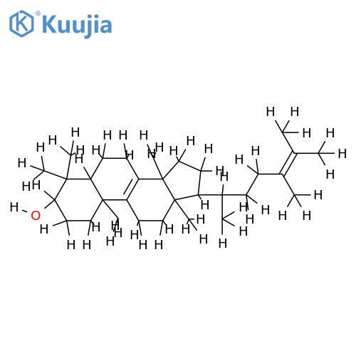 24-methyl-5alpha-lanosta-8,24-dien-3beta-ol structure
