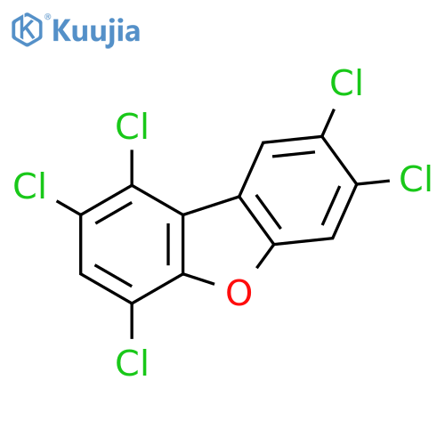 1,2,4,7,8-Pentachlorodibenzofuran structure