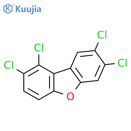 1,2,7,8-Tetrachlorodibenzofuran structure