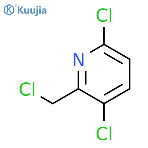 3,6-dichloro-2-(chloromethyl)pyridine structure