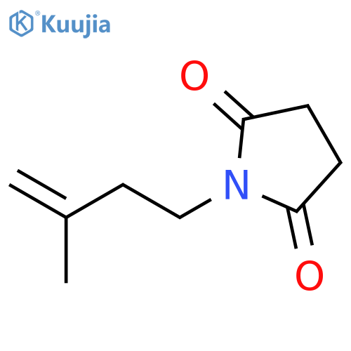 2,5-Pyrrolidinedione, 1-(3-methyl-3-butenyl)- structure