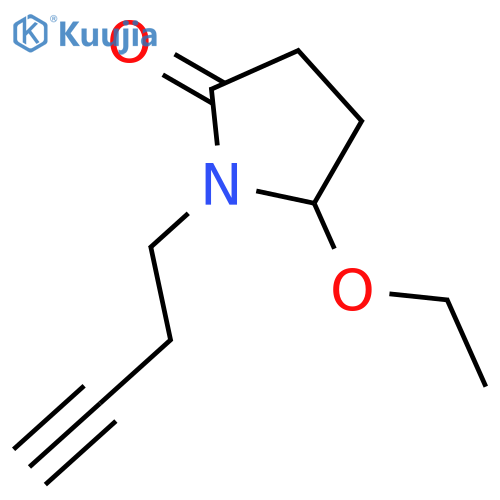2-Pyrrolidinone, 1-(3-butynyl)-5-ethoxy- structure