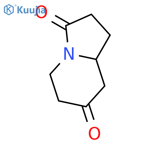 Hexahydro-3,7-indolizinedione structure