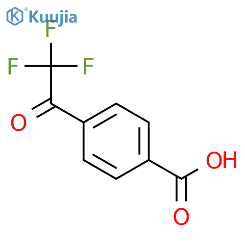 4-(trifluoroacetyl)benzoic acid structure
