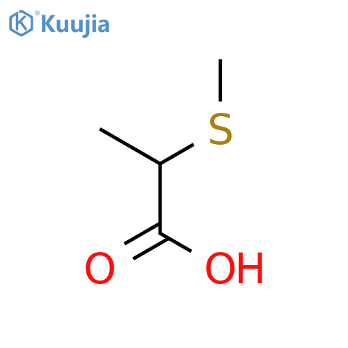 2-(Methylthio)propanoic acid structure