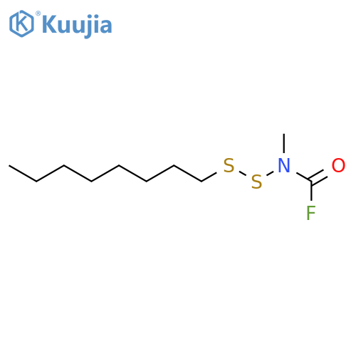 CARBAMIC FLUORIDE, METHYL(OCTYLDITHIO)- structure