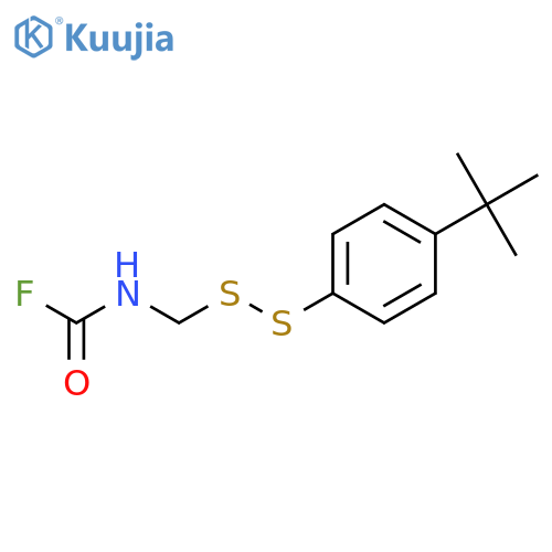 CARBAMIC FLUORIDE, [[4-(1,1-DIMETHYLETHYL)PHENYL]DITHIO]METHYL- structure