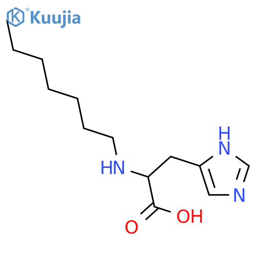 L-Histidine, N-heptyl- structure
