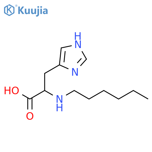 L-Histidine, N-hexyl- structure