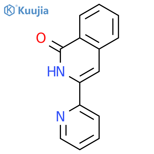 1(2H)-Isoquinolinone, 3-(2-pyridinyl)- structure