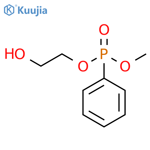 Phosphonic acid, phenyl-, 2-hydroxyethyl methyl ester structure