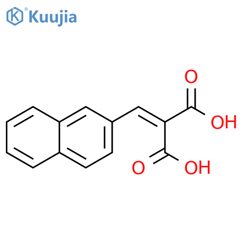 Propanedioic acid, (2-naphthalenylmethylene)- structure