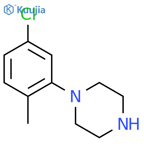 1-(4-Chloro-2-methylphenyl)piperazine Hydrochloride structure