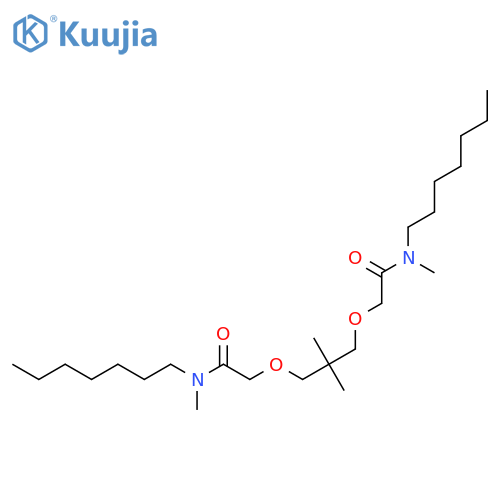 Acetamide,2,2'-[(2,2-dimethyl-1,3-propanediyl)bis(oxy)]bis[N-heptyl-N-methyl- structure