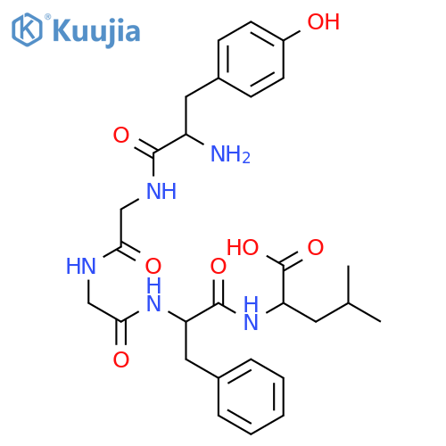 Leu-enkephalin structure