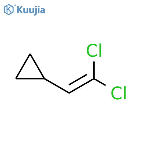 (2,2-dichloroethenyl)cyclopropane structure