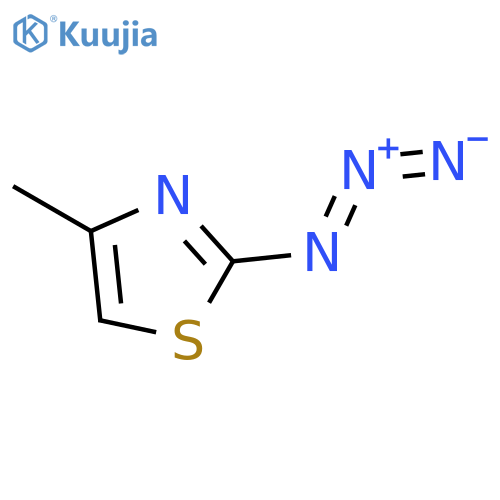 2-AZIDO-4-METHYL-1,3-THIAZOLE structure