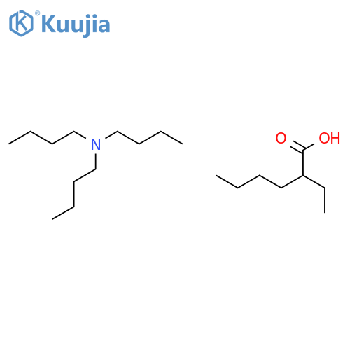 2-ethylhexanoic acid, compound with tributylamine (1:1) structure