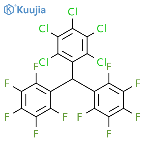 Benzene, 1,1'-[(pentachlorophenyl)methylene]bis[2,3,4,5,6-pentafluoro- structure
