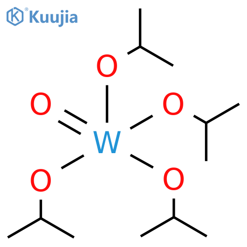 Tungsten, oxotetrakis(2-propanolato)- structure