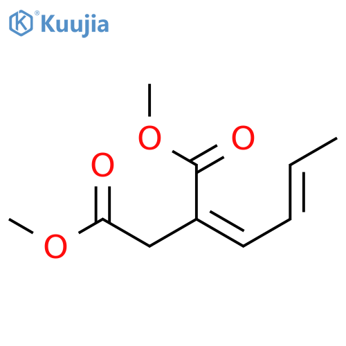 BUTANEDIOIC ACID, (2E)-2-BUTENYLIDENE-, DIMETHYL ESTER, (2Z)- structure