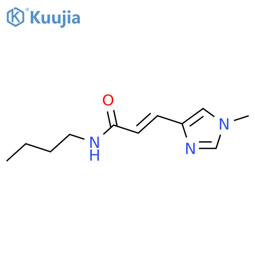 2-Propenamide, N-butyl-3-(1-methyl-1H-imidazol-4-yl)- structure