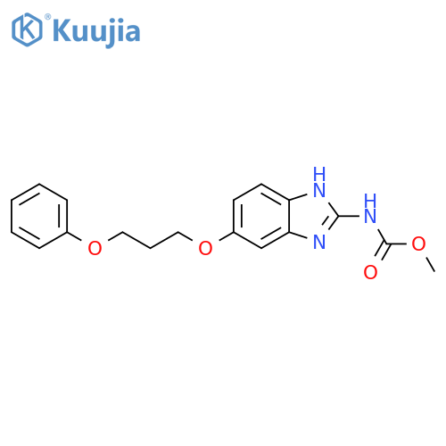 Carbamic acid, [5-(3-phenoxypropoxy)-1H-benzimidazol-2-yl]-, methyl ester (9CI) structure