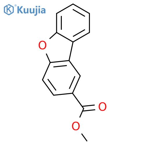 Dibenzofuran-2-carboxylic acid methyl ester structure