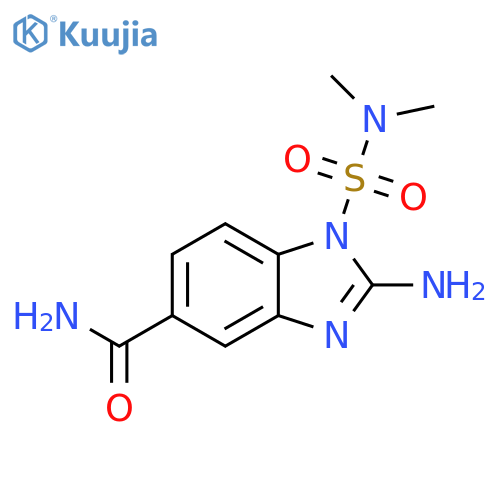 1H-Benzimidazole-5-carboxamide,2-amino-1-[(dimethylamino)sulfonyl]- structure