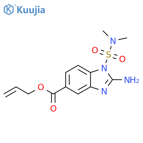 1H-Benzimidazole-5-carboxylic acid,2-amino-1-[(dimethylamino)sulfonyl]-, 2-propenyl ester structure