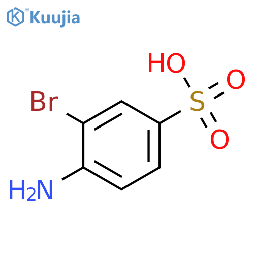 BENZENESULFONIC ACID, 4-AMINO-3-BROMO- structure