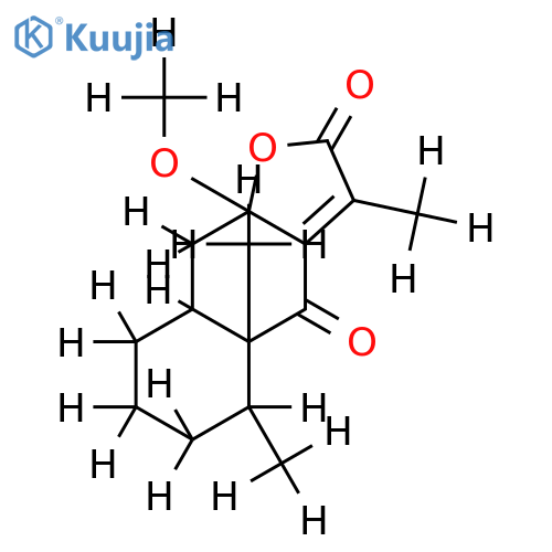 6-Oxo-8alpha-methoxyepieremophilenolid structure