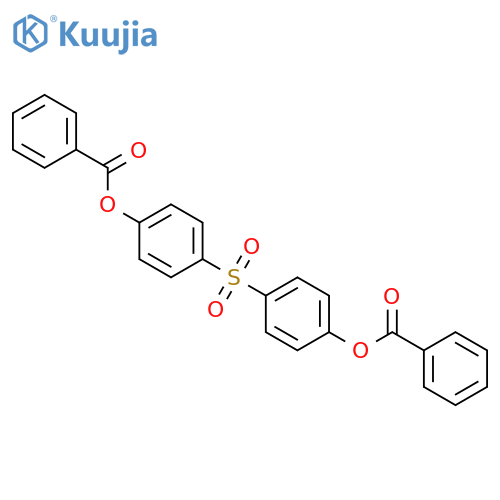 sulfonyldibenzene-4,1-diyl dibenzoate structure