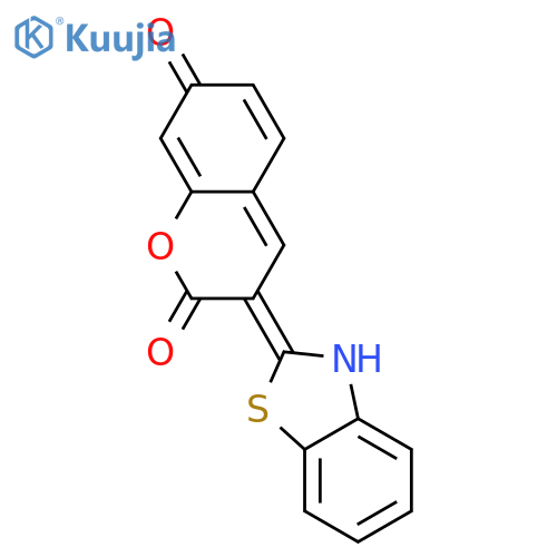 3-(1,3-benzothiazol-2-yl)-7-hydroxy-2H-chromen-2-one structure