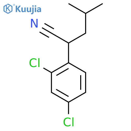 2-(2,4-Dichlorophenyl)-4-methylpentanenitrile structure