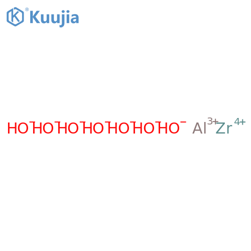 Aluminum zirconium hydroxide structure