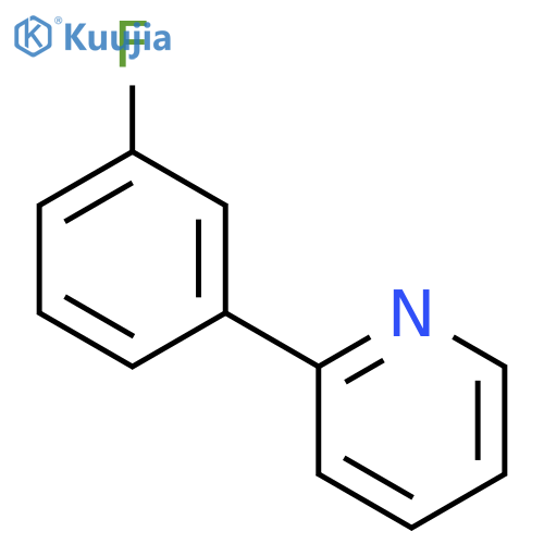 Pyridine, 2-(3-fluorophenyl)- structure