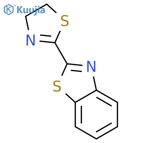 Benzothiazole, 2-(4,5-dihydro-2-thiazolyl)- structure