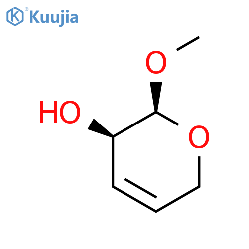 2H-PYRAN-3-OL, 3,6-DIHYDRO-2-METHOXY-, (2S-CIS)- structure