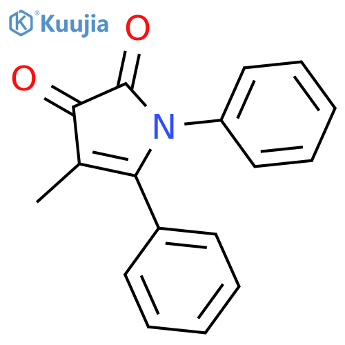 1H-Pyrrole-2,3-dione, 4-methyl-1,5-diphenyl- structure