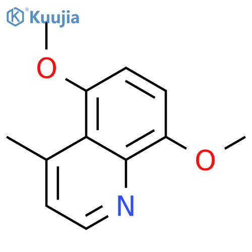 Quinoline, 5,8-dimethoxy-4-methyl- structure